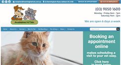 Desktop Screenshot of manninghamvet.com.au